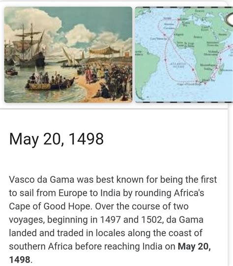 when did vasco da gama reach india